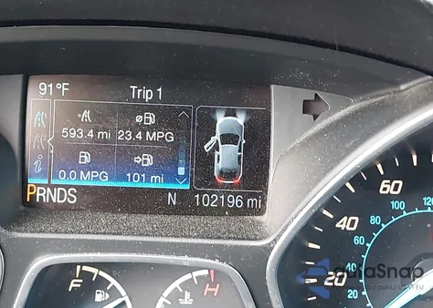 2016 Ford Escape Se из США, поврежденный, VIN 1FMCU0GX4GUC09065